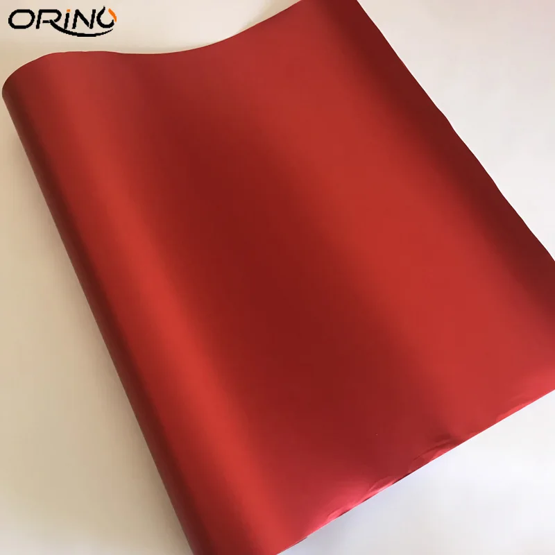 Red Matt Metalic Vinyl Wrap Sticker-4