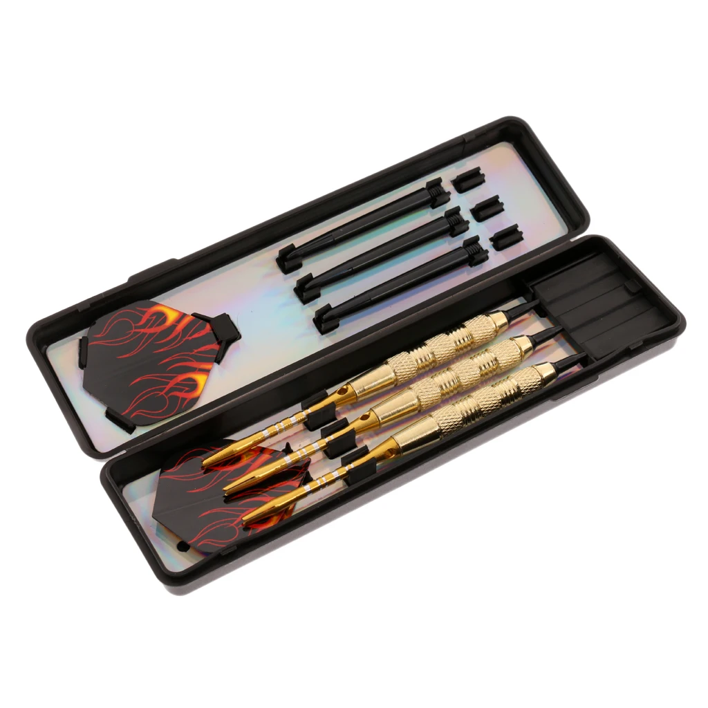 3 Pieces Professional Premium Soft Tip Darts Electronic Darts Iron Barrels witih Storage Box Darts Game for Family Adults Kids 3 Pieces Professional Premium Soft Tip Darts Electronic Darts Iron Barrels witih Storage Box Darts Game for Family Adults Kids