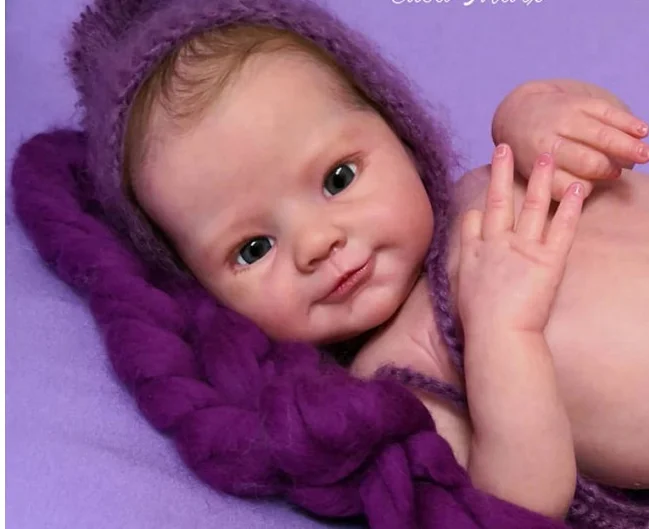 

19 inch DIY Blank Reborn Baby Doll Parts Magdalena Reborn baby kit Unpainted Unfinished Doll Parts with body