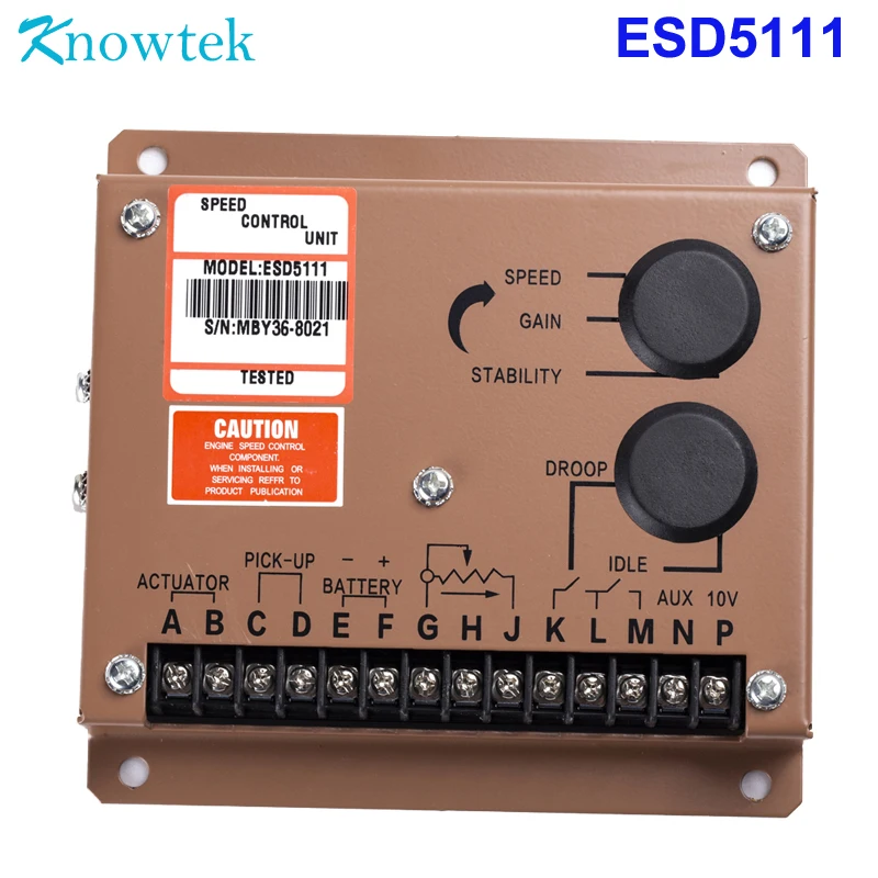 Регулятор скорости двигателя ESD5111 регулятор замена регулятора для | Детали генератора и аксессуары -4000158092658