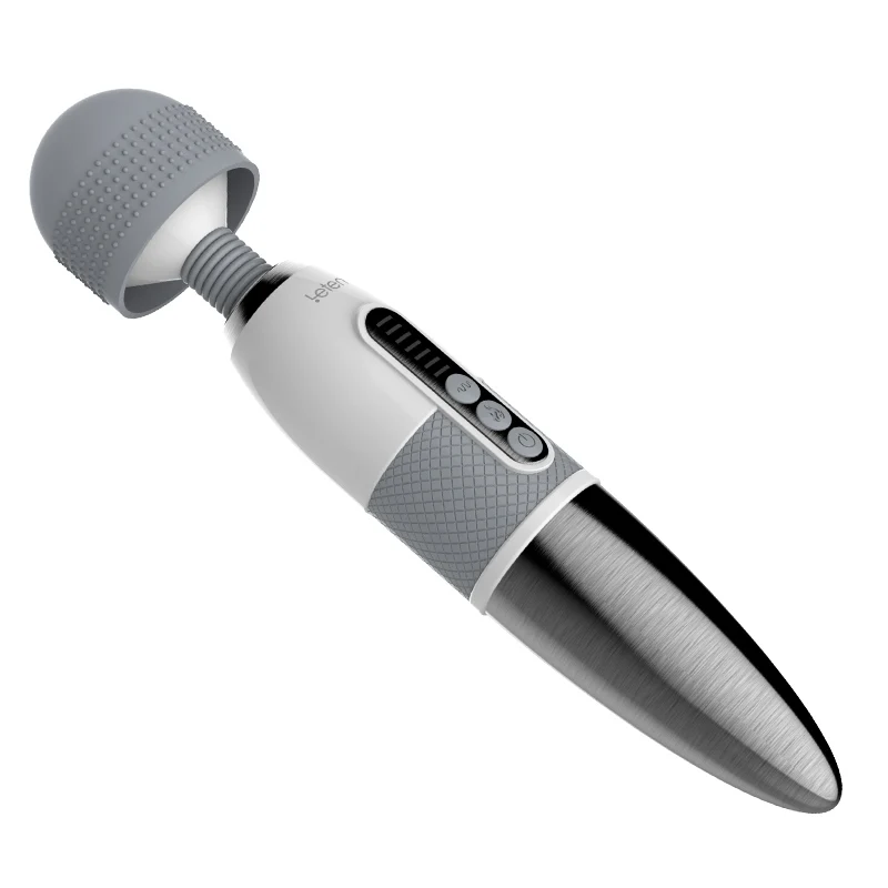 Cena 2019 nowy Leten wibrator sex zabawki dla kobiet potężny duża główka magiczna różdżka masażer akumulator Sexo ogrzewanie AV wibrator dla kobiet