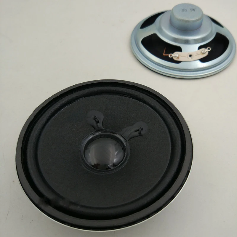 

2pcs 3"inch 77MM 2Ω 5W Speaker Loudspeaker horn 2Ohm Selvage Home Audio Parts