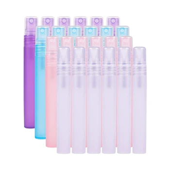 

20PCS 5/10ml Mini Clear Atomizer Plastic Bottle Spray Refillable Perfume Empty Sample Bottle Portable Containers for Travel
