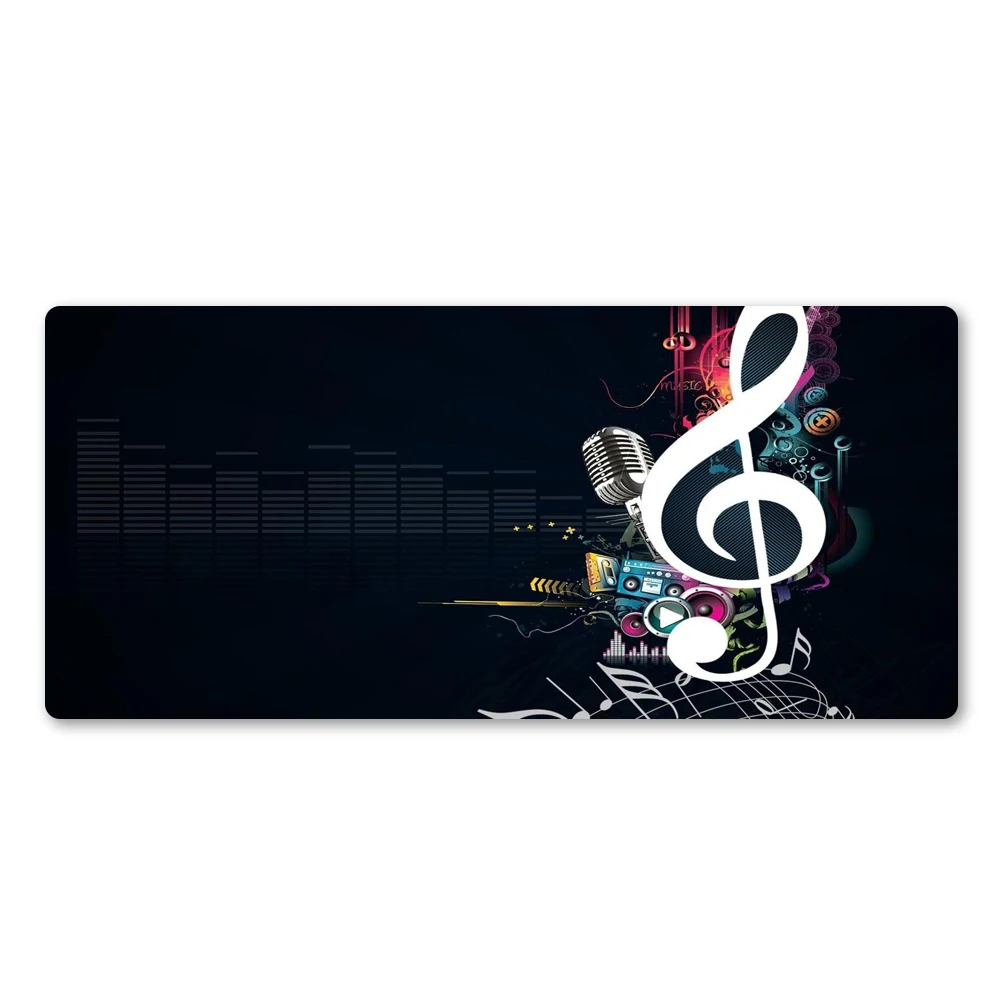  Beautiful Music Mouse Pad Rubber PC Game Players Personality Novel Laptop Keyboard Large Table Pad 