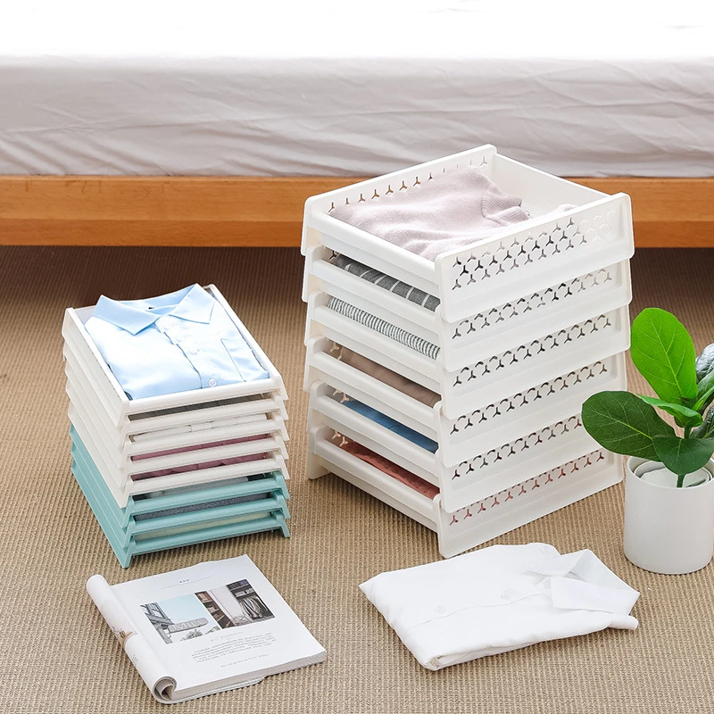 

Drawer Clothes Storage Partition Plastic Storage Box Wardrobe Closet Bra Underwear Socks Container Clothes Finishing Organizer