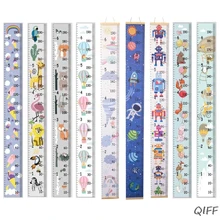 Скандинавские настенные наклейки для детей с измерительной высотой стопы