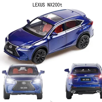 

1:32 LEXUS NX200T Car Model Diecast Car With Sounds And Light Toy Car 6-Doors Opened Simulation Car For Children's Birthday Gift