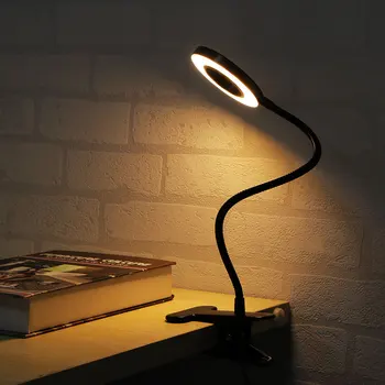 Clip Tafellamp Led Tafellamp Bureaulamp Draagbare Permanente Wenkbrauw Manicure Light Usb Beauty Tools Voor Nail Make Bed gebruik Clip Tafellamp Led Tafellamp Bureaulamp Draagbare Permanente Wenkbrauw Manicure Light Usb Beauty Tools Voor Nail Make Bed gebruik