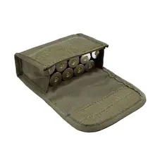 Охотничий Тактический 10 круглых мешков Shotshell Reload Holder Molle Pouch 12 Gauge/20G магазин для патронов круглый патронный держатель K