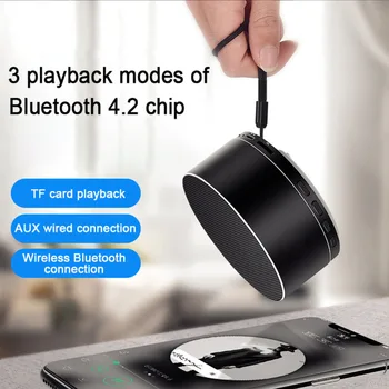 

Wireless Bluetooth Mini Speaker Audio Mobile Phone Computer Subwoofer Support TF Card Home Outdoor Portable Speaker