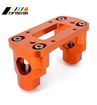 

28mm CNC Billet HandleBar Fat Bar Risers Mount Clamp Adaptor For KTM SX SXF EXC XCW XCFW EXCF 125 250 300 350 400 450 530 00-15