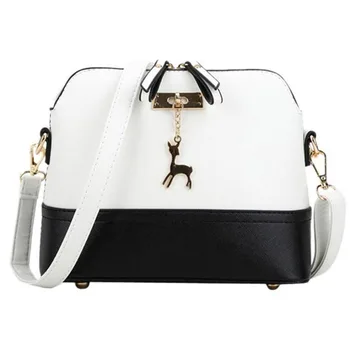 

hot Women's Handbags Fashion Shell Bag Leather Women Messenger Bags Girls for Shoulder Bags Decorative Deer Branded Bag
