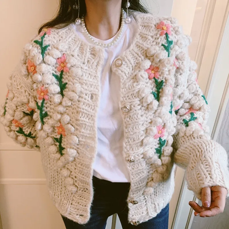 Alien Kitty Knit Cardigan 2020 New Autumn Winter