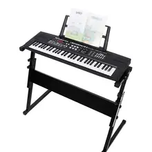 61 teclas de música eletrônica piano brinquedo multi-função display led piano brinquedo cedo instrumento de música educacional para crianças