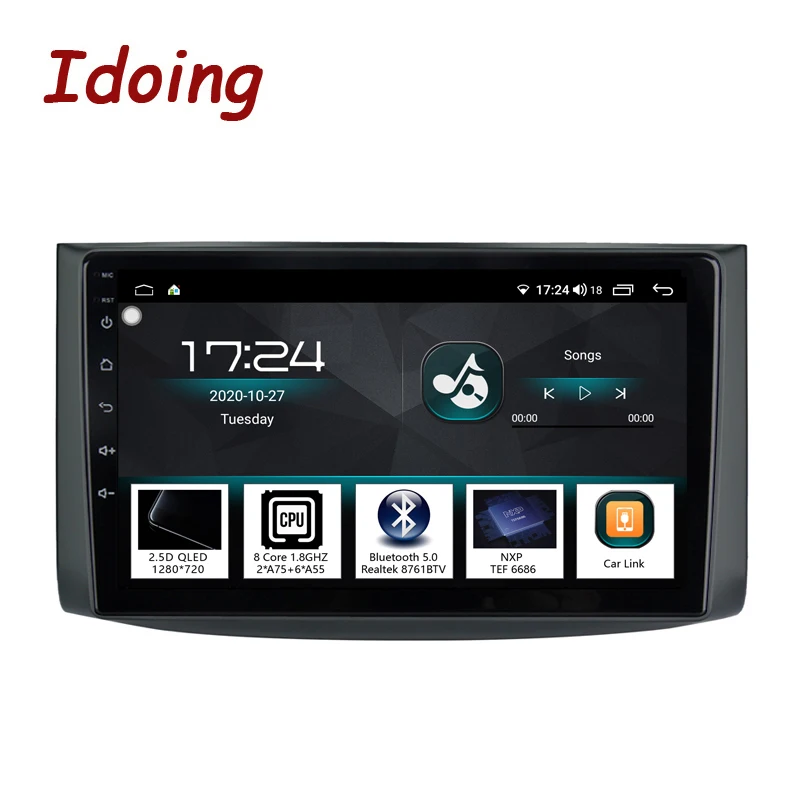 Idoing 9 &quot4G + 64G Автомобильный Android Радио мультимедийный плеер для Chevrolet Lova Captiva Gentra