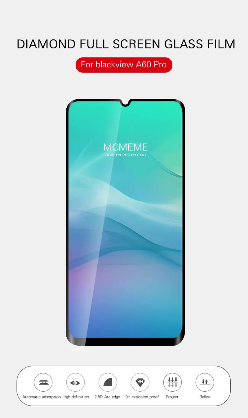 Для blackview A60 Pro стеклянная Защитная пленка для полного покрытия для blackview A 60 Pro A60 стекло закаленное защитное стекло