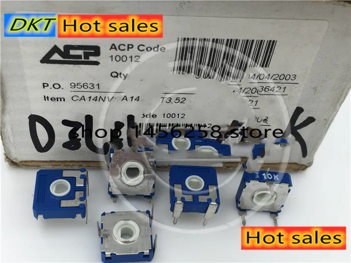 5 teile/los Spanien ACP CA14NV15 10 к RT3.52 platz eintelbar потенциометр 10 к D loch
