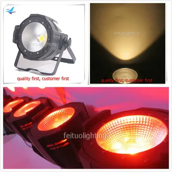 

E-8pcs 150W Cob Led Par Can Light RGBW 4in1 WW or CW With Barndoor For Church DJ Wedding Birthday