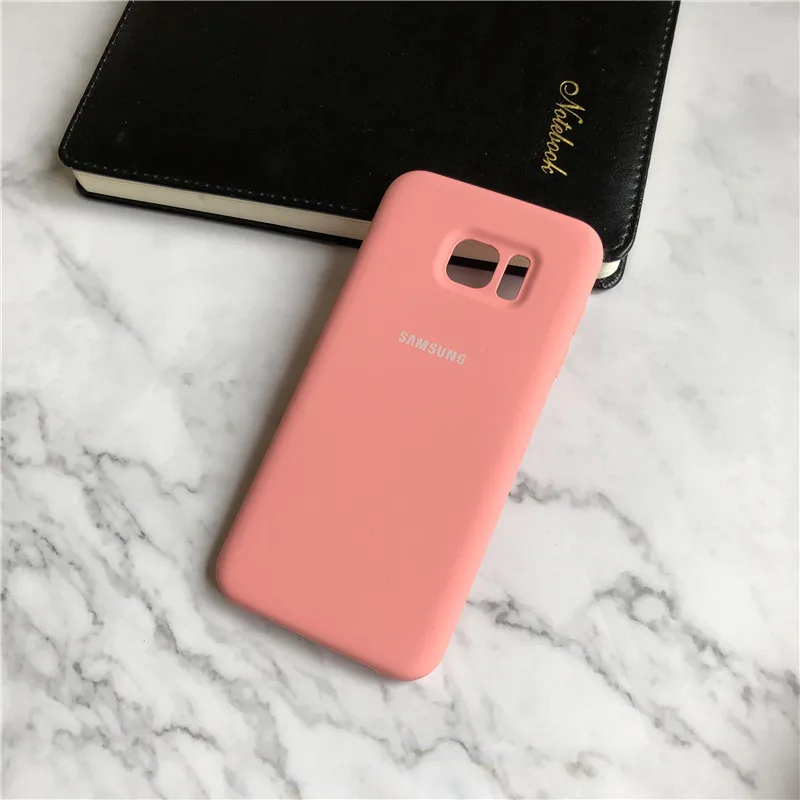 pink Силиконовый чехол для samsung Galaxy S7edge, сделано во Вьетнаме, шелковистый мягкий чехол для samsung Galaxy S7gdge - Цвет: pink