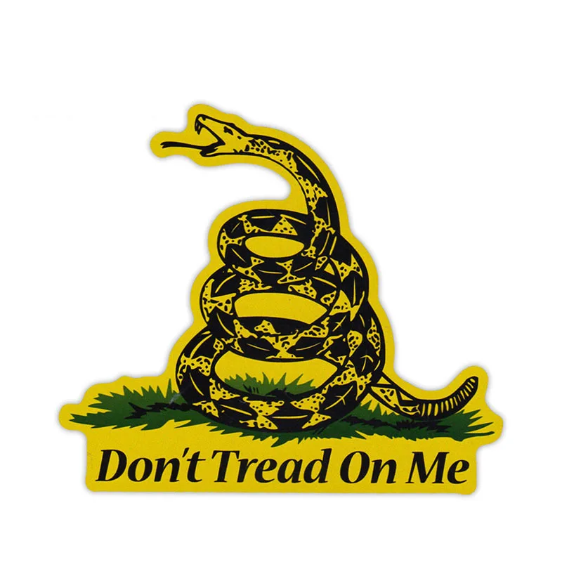 Personality Creative Don't Tread on Me Gadsden Flag Coiled Snake Car Sticker Accessories Styling Cover Waterproof PVC | Автомобили и