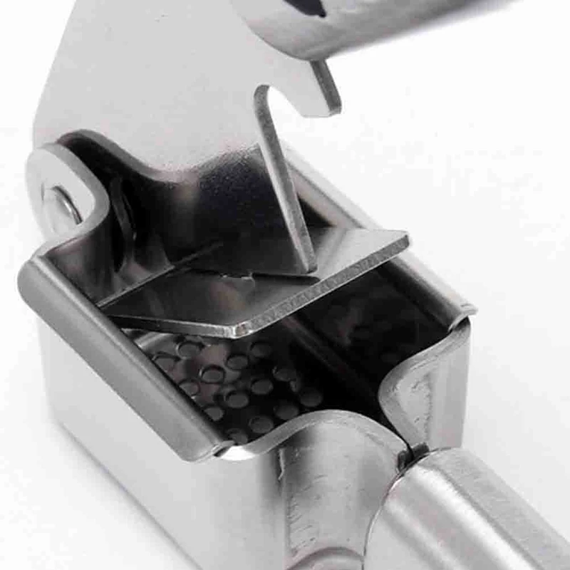 1pcs Portable Garlic Press Crusher Deluxe Stainless Steel Thickening Device Manual Folder Tools