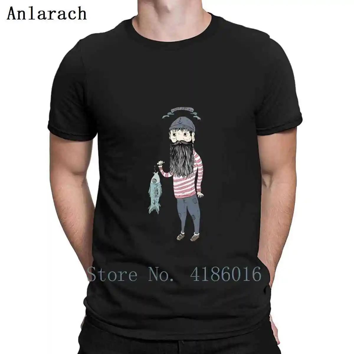 Seaman T Shirt Designing S-4XL Gift Summer Style New Fashion Pictures Normal Tee | Мужская одежда