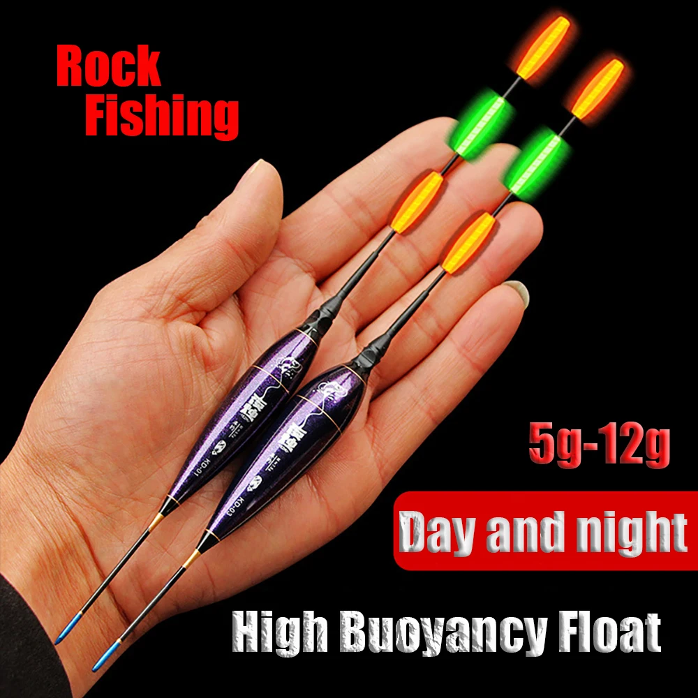 JiuYu Fishing Float LED Electric 5-12G Light Tackle Luminous Electronic With CR425 Battery Glow In The Night | Спорт и развлечения