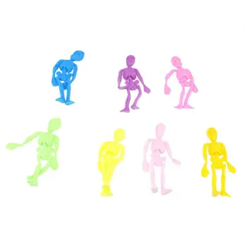 

5 5 Pcs/Set Skull Doll TPR Skeleton Zombie Toys Elastic Soft Non Toxic Kids Children Toy Stress Relief Anti Stress Model Funny