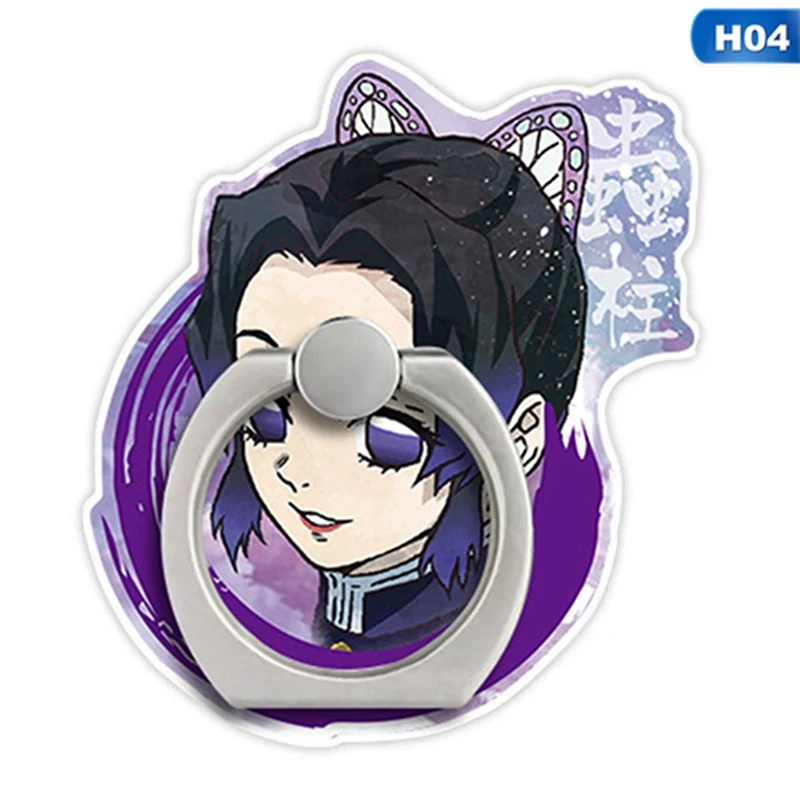 

UVR New Acrylic Cartoon Demon Slayer Kimetsu no Yaiba sword Stay Cute Mobile Phone Ring Bracket for Phone