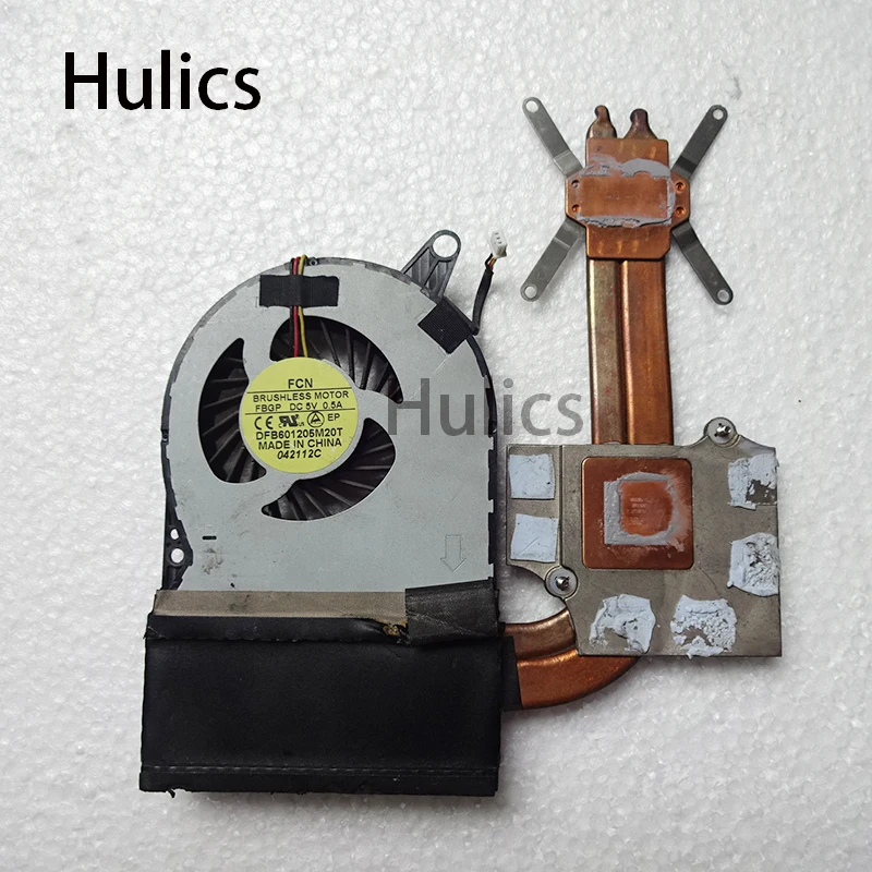 Hulics для acer V3-771 V3-771G cpu/вентилятор графического процессора и радиатора W/колодки 13N0-7NA0P01 бесплатно мягкий Пак