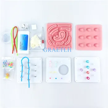 

Laparoscopic Simulation Stitching 3D Silicone Module Surgical Training Skin Suture Pad Soft Lifelike For Teaching Demonstration