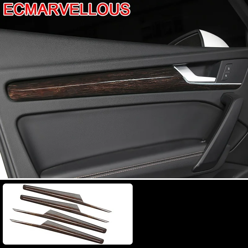 

Window Control System Gear Door Automobile Modified Chromium Car Styling Sticker Strip Decoration Accessory 18 19 FOR Audi Q5L