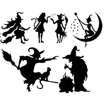 

Metal Cutting Dies halloween magic witch 2020 new craft die Stencil For DIY Scrapbooking Paper/photo Cards Embossing Dies