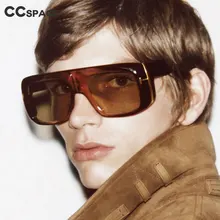 46157, очки, большая оправа, солнцезащитные очки для мужчин и женщин, модные очки UV400, винтажные очки