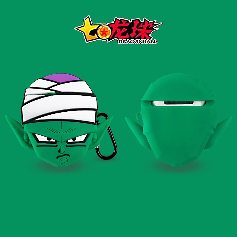 3D милый японский мультфильм игрушка для куклы, Фриза Piccolo Jr. Chiaotzu Чехлы для Apple Airpods 1 2 Мультфильм силиконовый наушник чехол funda