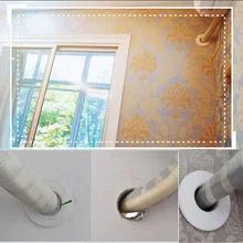 Round Plastic Wall vent Wire hole Cover Air-conditioning pipe plug decorative cover for Home office Hotel Furniture Hardware