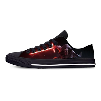 

Star Wars Rise of Skywalker Kylo Ren Fashion Cool Casual Canvas Shoes Low Top Lightweight Breathable 3D Print Men women Sneakers