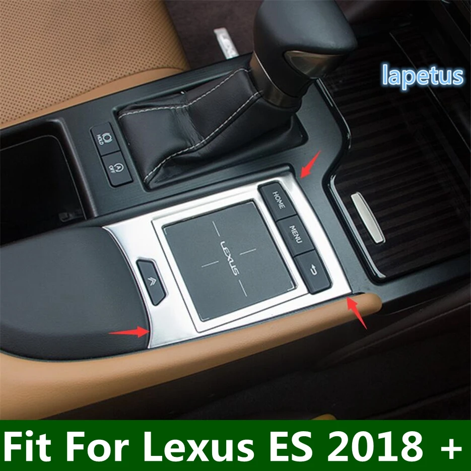 

Central Control Mouse Panel Decoration Cover Trim 1 Piece Fit For Lexus ES 2018 - 2023 Stainless Steel Modification Accessories