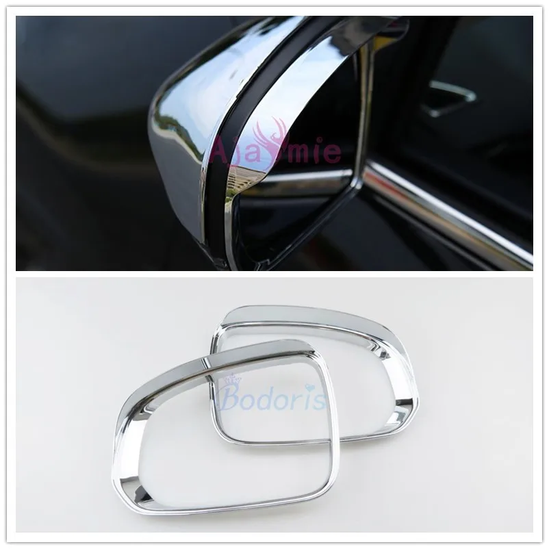 

Door Mirror Rain Shei Trim Overlay 2014 2015 2016 2017 Mirror Surface Chrome Garnish Car Styling For Nissan X-trail Accessories