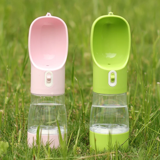 Portable dog Water Bottle With Food Feeder GenieUs Shop