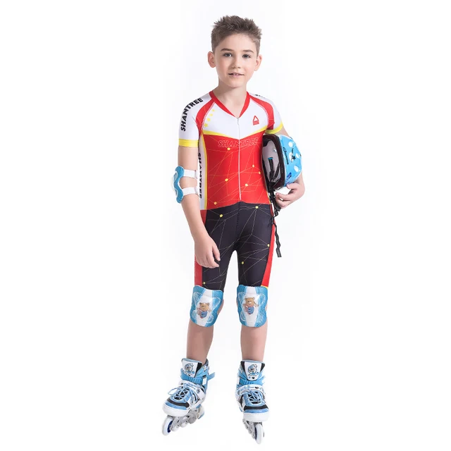 US $24.53 Kids Team Outdoor Sports Skating Roller Clothing Breathable Set MTB Clothes Summer Children Balance