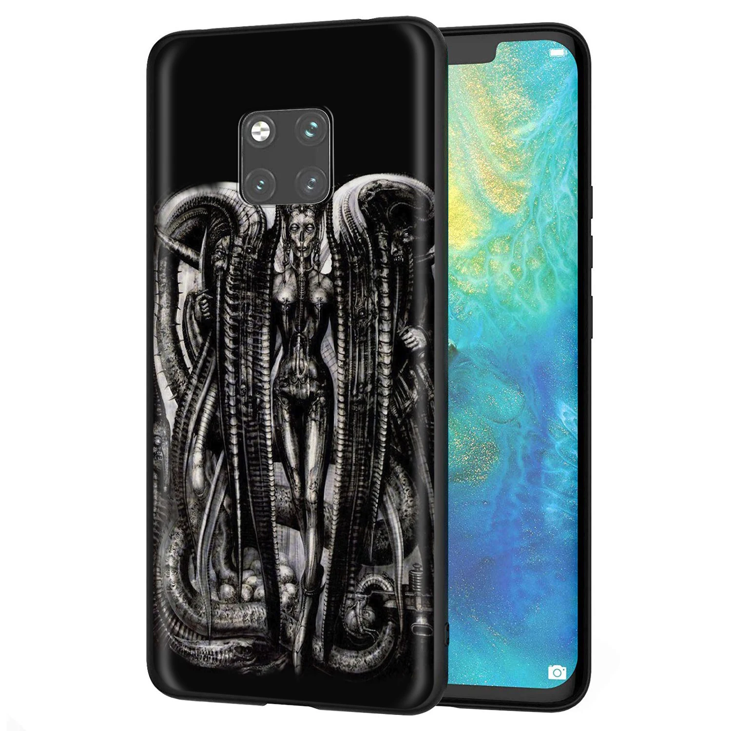 Силиконовый чехол YIMAOC Hr Giger Li II для Huawei Mate 10 P8 P9 P10 P20 Lite Pro P Y7 Y9 Smart Mini 2017 2018|Бамперы| |