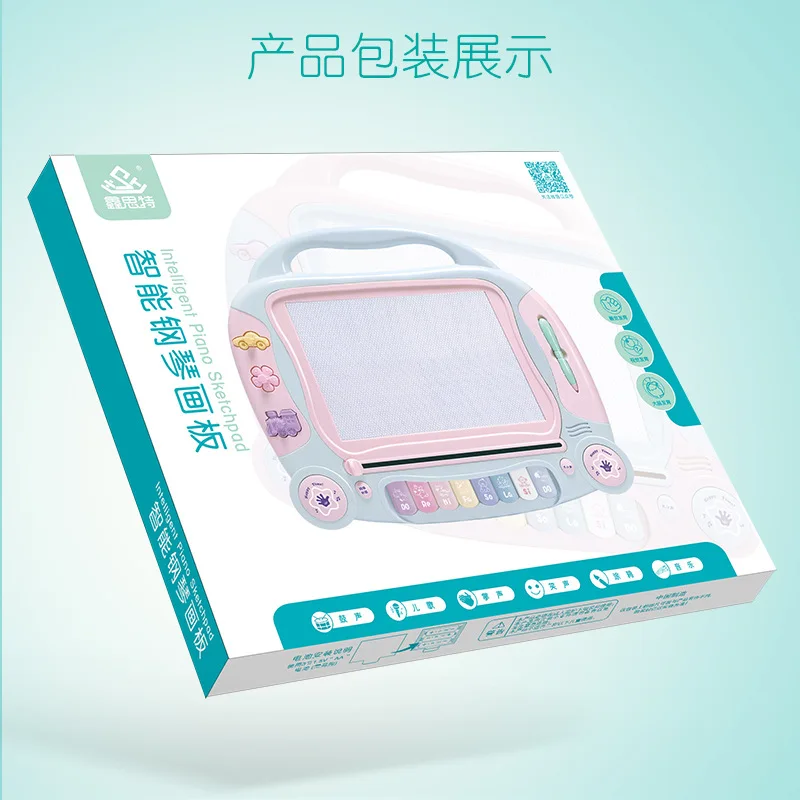 

Smart Piano-Playing Children Color Magnetic Drawing Board Plastic Seal Creative Graffiti Story Machine Writing Board