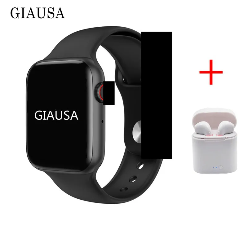 

Bluetooth call smartwatch W34 44MM ECG Heart Rate Monitor smart watches men women for apple iphone huawei xiaomi PK IWO 8 IWO 9
