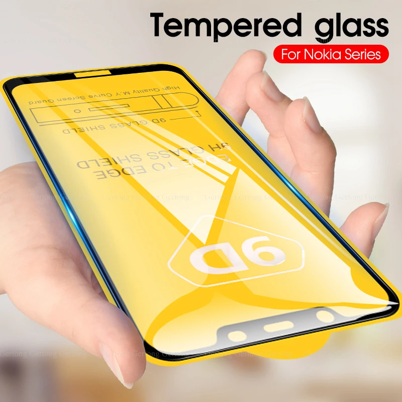 

9D Tempered Screen Protector Glass Film for Nokia 8.1 4.2 3.2 HD Glass For Nokia 8.1 1 Plus Shockproof Ultra-thin clear film
