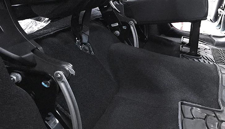 Комплект регулировки заднего сиденья для Jeep Wrangler JL JLU, 4 двери, аксессуары для салона автомобиля, серебро, нержавеющая сталь, 6 шт./1 комплект