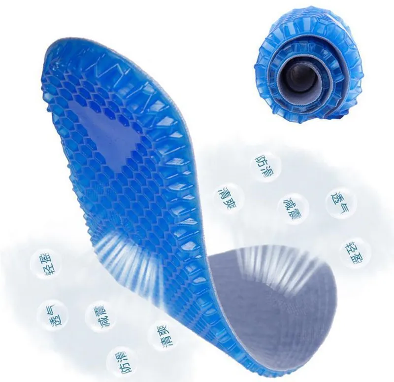 Силиконовые стельки массирующие для спортивной обуви ортопедические стельки для спортивной обуви высококачественные гелевые стельки