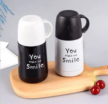 

210ml Mini Cartoon Thermos Stainless Steel Vacuum Flask Thermal Cup Thermos Bottle Insulated Tumbler Coffee Milk Mug