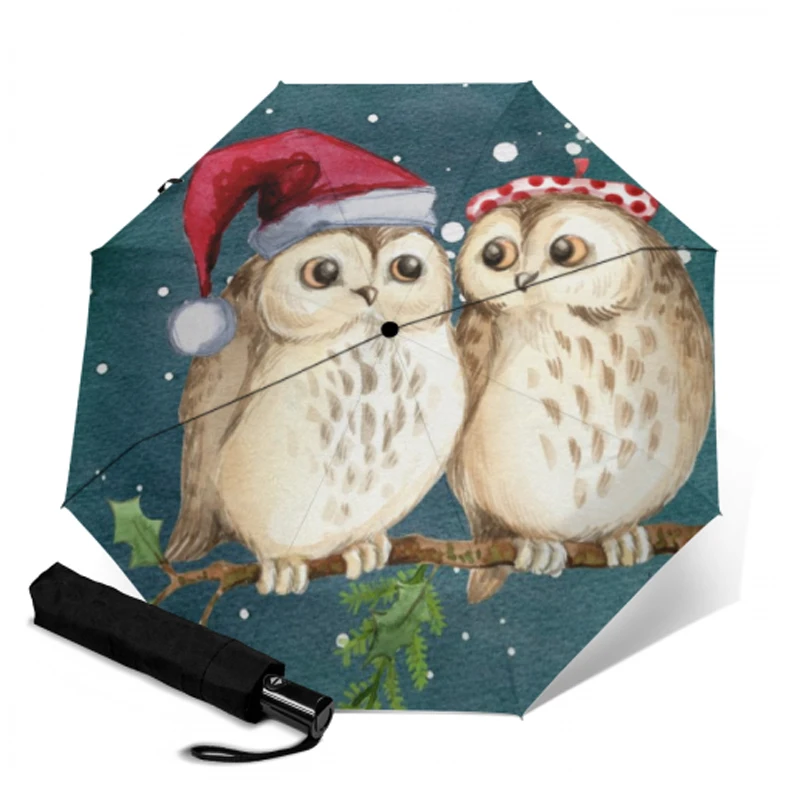YSA1053 Luxury Folding Automatic Umbrella Compact Protection Three-folding Umbrella Windproof Sun Umbrellas Frosted Handle Parasol - Цвет: YSA1053
