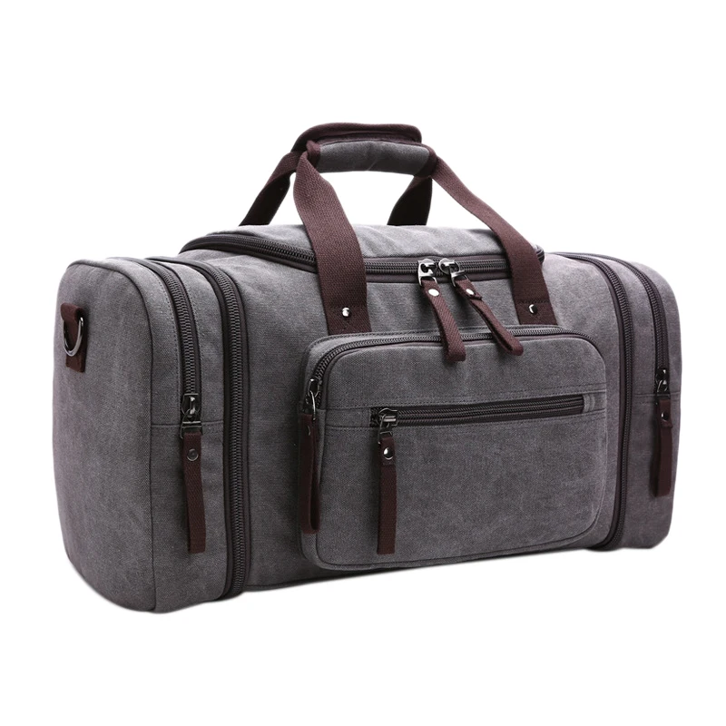 Большой Вместительный мужской багаж для путешествий, сумки для путешествий, холщовые дорожные сумки, сумки на плечо для выходных